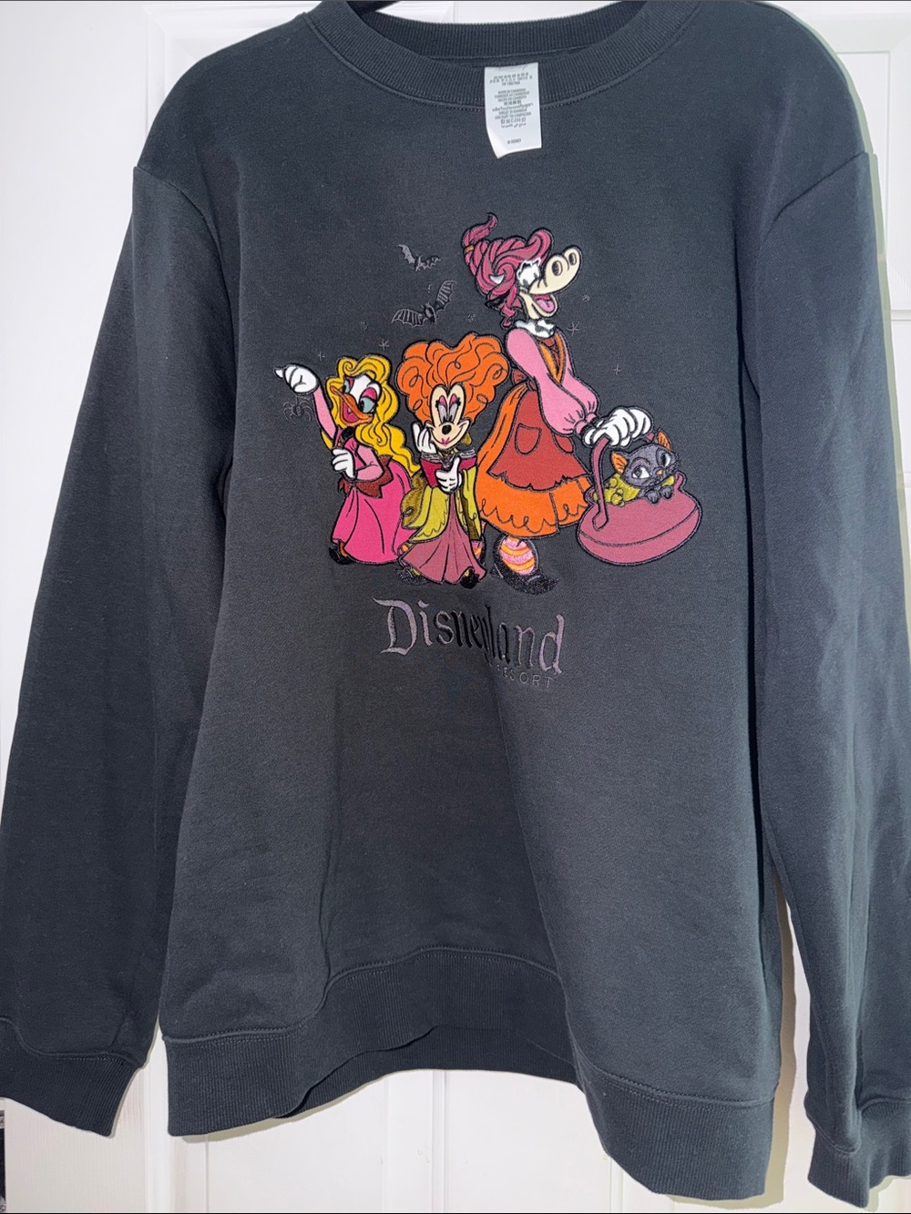Disney’s Minnie, Daisy and Clarabelle as the Sanderson Sister from Hocus Pocus